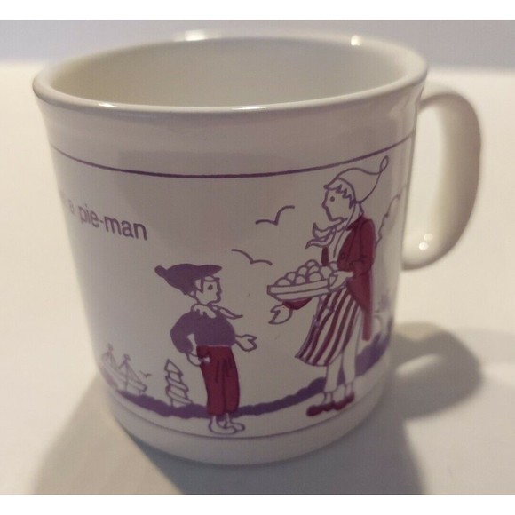 Vintage England Tea Mugs Little Bo Peep & Simple Simon Met a Pie Man - Picture 4 of 7